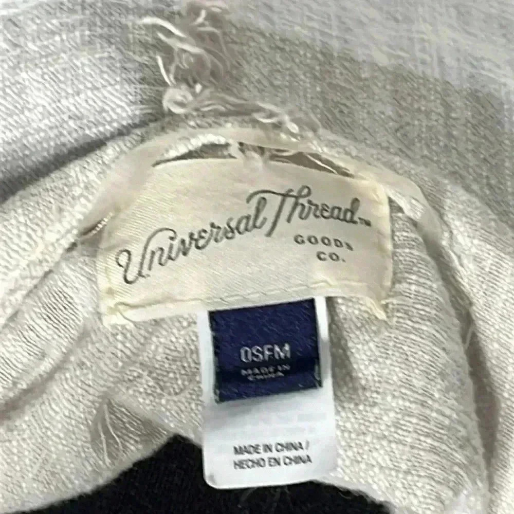 Universal Thread White Light Brown Colorblock Raw… - image 5